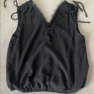 Elegant Black Sleeveless Top